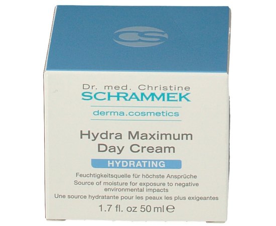 Дневной крем Максимальное увлажнение с гиалуроновой кислотой Dr.Schrammek Hydra Maximum Day Cream, 50 ml, изображение 2