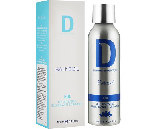 Дренирующее и восстанавливающее масло для ванн Dermophisiologique Balneoil Eql, 100ml, изображение 2