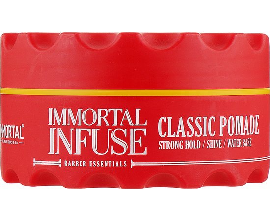Червона віск-помада для волосся Immortal Classic Pomade, 150 ml, фото 