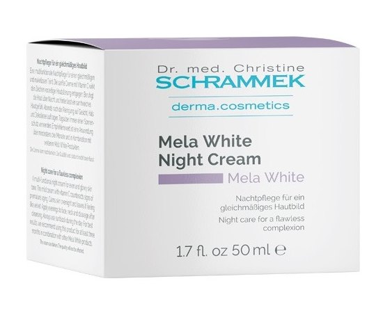 Крем ночной увлажняющий Dr.Schrammek Mela White Night Cream, 50 ml, изображение 2