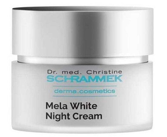 Крем нічний зволожуючий Dr.Schrammek Mela White Night Cream, 50 ml, фото 