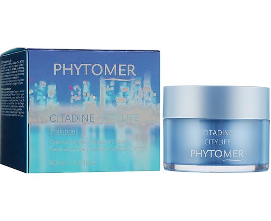 Крем-сорбет для лица и контура глаз Phytomer Citadine Citylife Face And Eye Contour Sorbet Cream, 50 ml, изображение 2