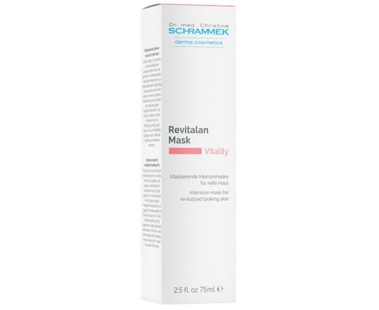 Маска-биоревитализант омолаживающая кремовая с пептидами Dr.Schrammek Revitalan Mask, 75 ml, изображение 2
