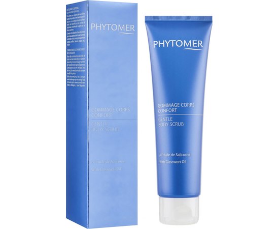 Нежный скраб для тела с маслом солероса Phytomer Gentle Body Scrub With Glasswort Oil, 150 ml, изображение 2