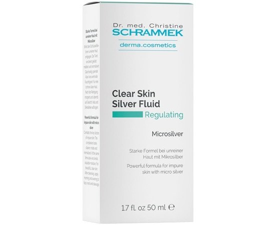 Dr.Schrammek Clear Skin Silver Fluid Нормалізуючий флюїд з мікрочастинками срібла, 50 мл, фото _ab__is.image_number.default