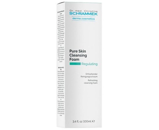 Очищающая пенка для комбинированной и жирной кожи Dr.Schrammek Pure Skin Cleansing Foam, 100 ml, изображение 2