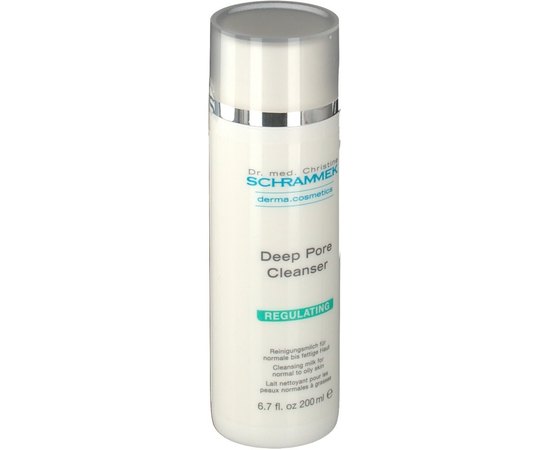 Очищающее молочко с аллантоином и календулой Dr.Schrammek Deep Pore Cleanser, 200 ml, изображение 2