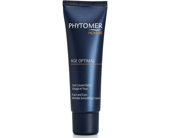 Омолаживающий крем для лица и контура глаз Phytomer Homme Age Optimal Face and Eyes Wrinkle Smoothing Cream, 50 ml
