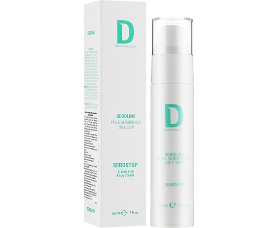 Себорегулирующий крем-гель для жирной кожи с высыпаниями Dermophisiologique Sebostop Crema Gel, 50 ml, изображение 2