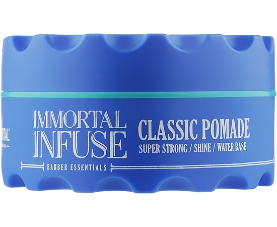 Синя віск-помада для волосся Immortal Classic Pomade, 150 ml, фото 