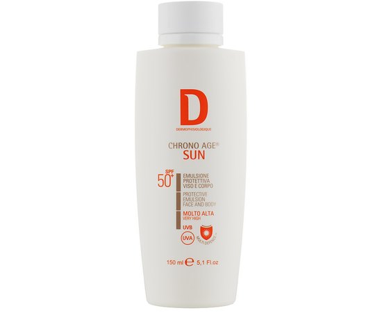 Солнцезащитная эмульсия для лица и тела Dermophisiologique Chrono Age Sun Emulsione Protettiva SPF 50, 150 ml