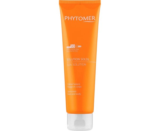 Phytomer Protective Sun Cream Sunscreen SPF30 Сонцезахисний крем для обличчя і чутливих зон, 50 мл, фото 
