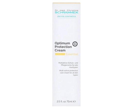 Dr.Schrammek Optimum Protection Cream SPF20 Зволожуючий сонцезахисний крем, 75 мл, фото _ab__is.image_number.default