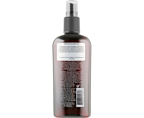 Спрей-гель средней фиксации American Crew Classic Medium Hold Spray Gel, 250 ml, изображение 2