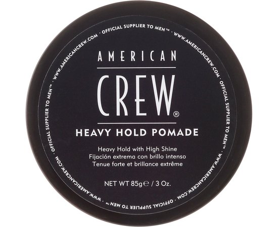 American Crew Heavy Hold Pomade - Стійка помада для стайлінгу, 85 г, фото 