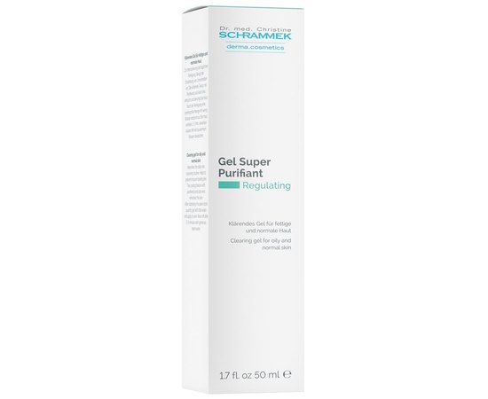 Суперочищающий гель для комбинированной, жирной кожи Dr.Schrammek Gel Super Purifiant, 50 ml, изображение 2