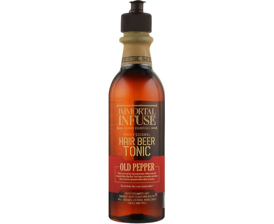 Тонік для волосся Immortal Infuse Hair Beer Tonic Old Pepper, 300 ml, фото 
