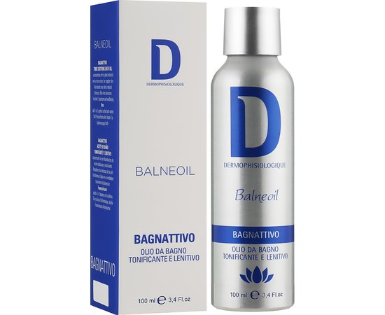 Тонизирующее и успокаивающее масло для ванн Dermophisiologique Balneoil, 100ml, изображение 2