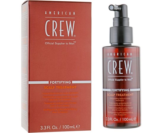Укрепляющий тоник для кожи головы и волос American Crew Fortifying Scalp Treatment, 100 ml, изображение 2