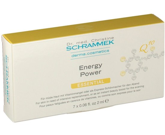 Dr.Schrammek Energy Power Ampoules Вітамінні ампули з комплексом антиоксидантів, 7 шт х 2 мл, фото 