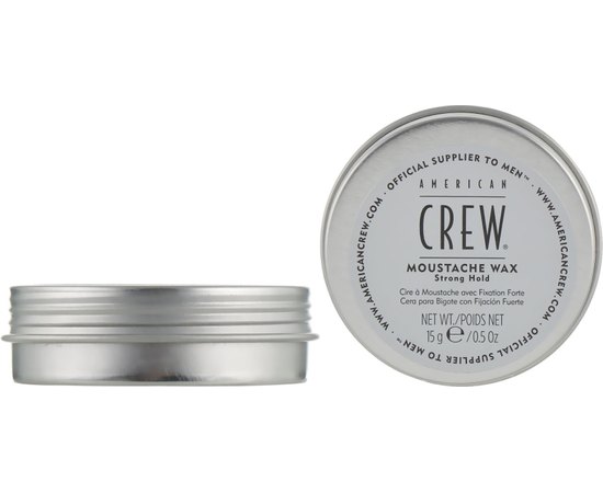 Воск для усов сильной фиксации American Crew Official Supplier to Men Moustache Wax Strong Hold, 15 g, изображение 2