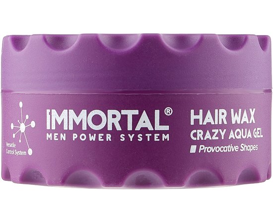 Воск для волос Immortal Crazy Aqua Gel, 150 ml