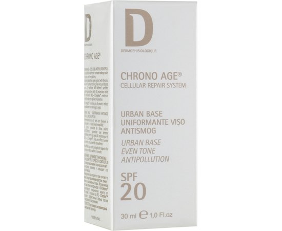 Защитная крем-база антисмог Dermophisiologique Chrono Age Urban Base Antismog SPF20, 30ml, изображение 2