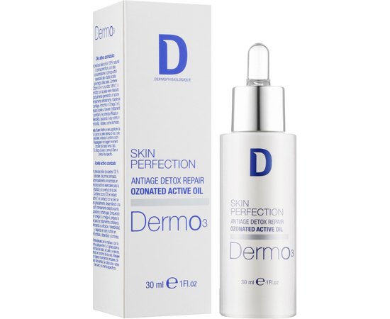 Захисне озоноване масло для обличчя Dermophisiologique Dermo3 Antiage Detox Repairing, 30ml, фото _ab__is.image_number.default