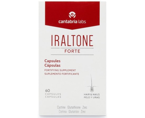 Капсули для лікування ослабленого волосся та нігтів Cantabria Iraltone Forte Capsules, 60 шт, фото _ab__is.image_number.default