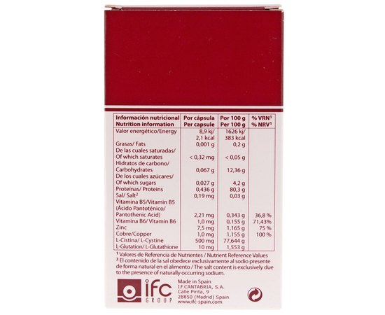 Капсули для лікування ослабленого волосся та нігтів Cantabria Iraltone Forte Capsules, 60 шт, фото _ab__is.image_number.default