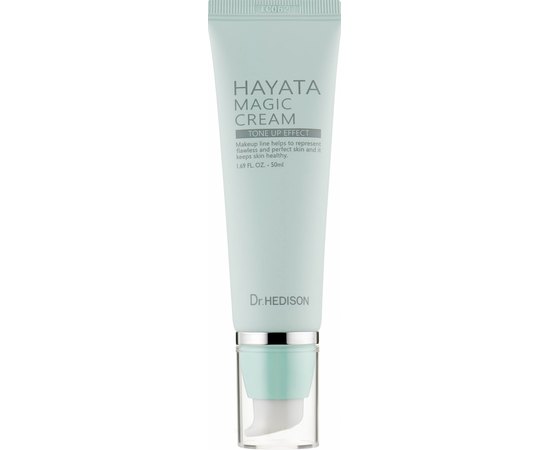 Крем для вирівнювання тону та рельєфу шкіри обличчя під макіяж Dr.Hedison Hayata Magic Cream, 50 ml, фото 