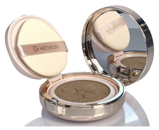 Многофункциональный кушон с пептидами  и сменным блоком Dr.Hedison Miracle Cushion SPF50 PA+++ , 15 г +15 г, изображение 3