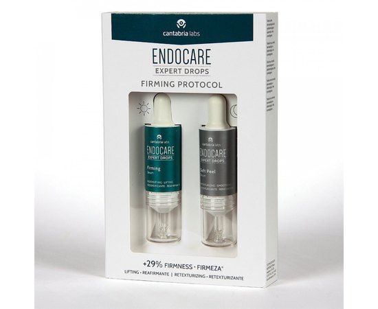 Набор сывороток Протокол укрепления кожи Cantabria Endocare Expert Drops Firming Protocol, 2x10 ml, изображение 3