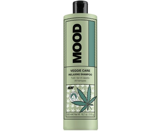 Расслабляющий шампунь для всех типов волос Mood Veggie Care Relaxing Shampoo, 500ml