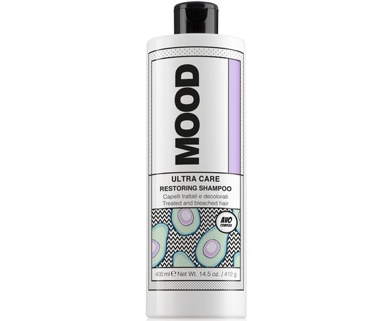 Шампунь регенеруючий для знебарвленого хімічно обробленого волосся Mood Ultra Care Restoring Shampoo, фото _ab__is.image_number.default
