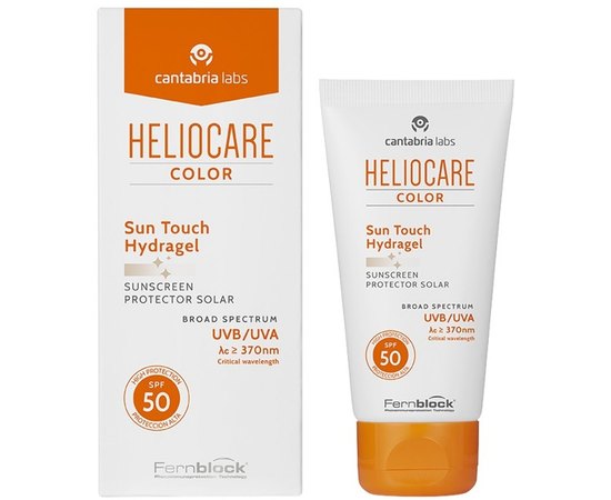 Тональний сонцезахисний гідрогель Cantabria Heliocare Color Sun Touch Hydragel SPF50, 50 ml, фото 