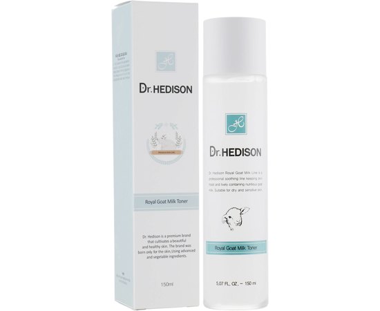 Тоник с экстрактом козьего молока Dr.Hedison Royal Goat Milk Toner, 150 ml, изображение 2