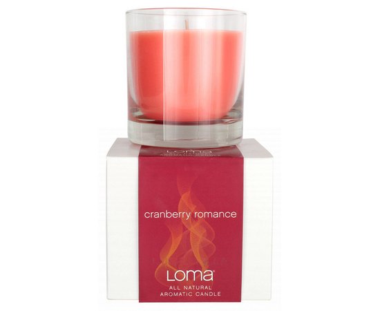 Ароматическая свеча Клюква Loma Cranberry Romance Candle