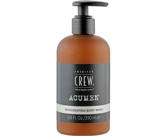 Бодрящий гель для душа American Crew Acumen Invigorating Body Wash, 290ml
