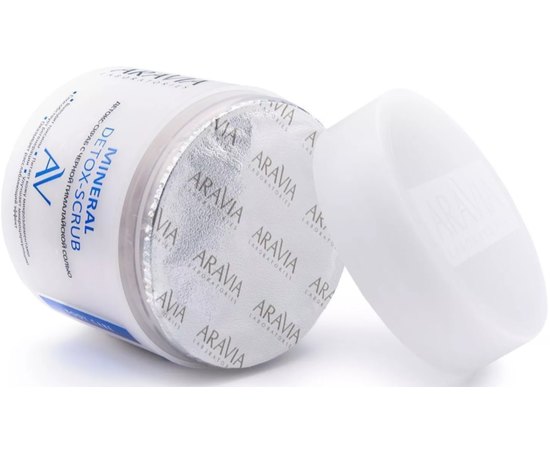 Детокс-скраб с чёрной гималайской солью Aravia Laboratories Mineral Detox-Scrub, 300ml, изображение 2