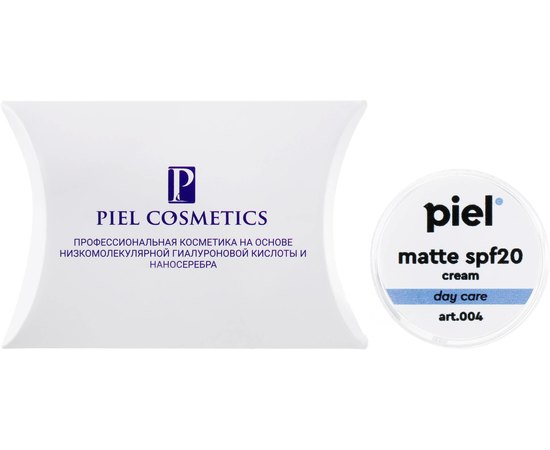 PIEL Youth Defence Silver Cream Matte SPF20 зволожуючий денний крем c матуючим ефектом, 50 мл, фото _ab__is.image_number.default