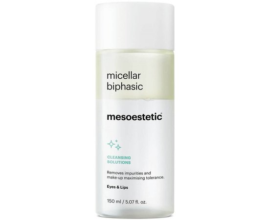 Двофазна міцелярна вода Mesoestetic Micellar Biphasic, 150 ml, фото 