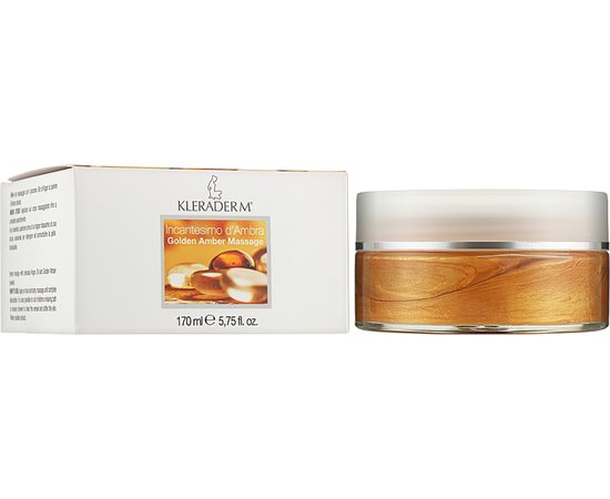 Эмульсия массажная на основе золотистого янтаря Kleraderm Incantesimo D'ambra Golden Amber Massage, изображение 2