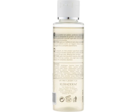 Гель для контура глаз против морщин Kleraderm Antiage Eye Contour Gel, изображение 3