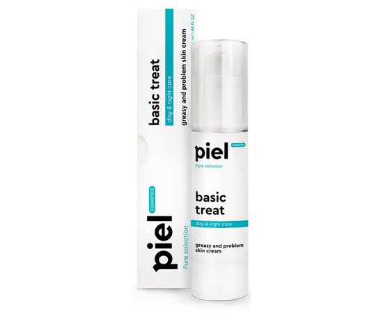 PIEL Pure Salvation Basic Treat Cream Крем для проблемної шкіри день-ніч, 50 мл, фото 