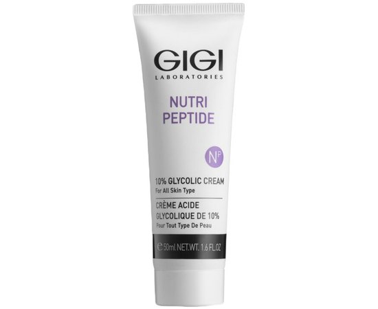 Крем с 10% гликолевой кислотой Gigi Nutri-Peptide 10% Glycolic Cream, 50 ml
