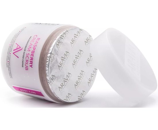 Малиновый крем-скраб Aravia Laboratories Raspberry Cream Scrub, 300ml, изображение 2