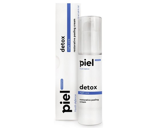 PIEL Specialiste Cream Detox Нічний регенеруючий крем з пілінг-ефектом, 50 мл, фото 