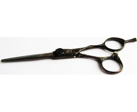 Ножиці перукарські прямі для стрижки Suntachi 09 Pattern Black 5.5", фото 