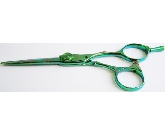 Ножницы парикмахерские прямые для стрижки Suntachi 09 Pattern Green 5.0"